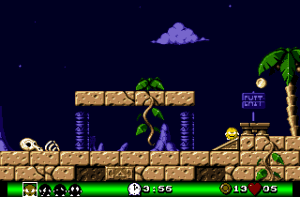 Pac-in-Time Gameplay (DOS)
