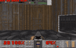 Pacdoom Gameplay (DOS)