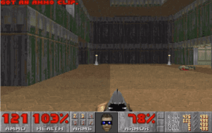 Pacdoom Gameplay (DOS)