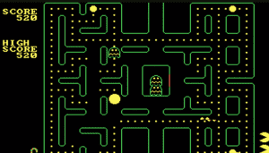 Pacman (1984 DOS) Gameplay (DOS)