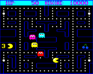 Pacman (1989 Amiga) Gameplay (Amiga)