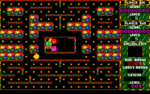 Pacman on E's Gameplay (Atari ST)