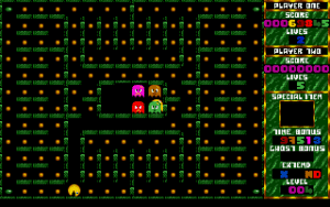 Pacman on E's Gameplay (Atari ST)