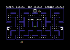 Pacmania (1983) Gameplay (Commodore 64)
