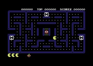 Pacmania (1983) Gameplay (Commodore 64)