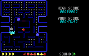 Paku Paku Gameplay (DOS)