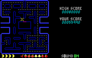 Paku Paku Gameplay (DOS)