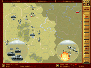Panzer General Gameplay (DOS)
