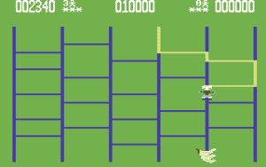 Pesky Painter Gameplay (Commodore 64)