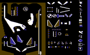 Pinball Construction Set Gameplay (Commodore 64)