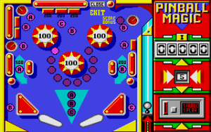 Pinball Magic Gameplay (DOS)