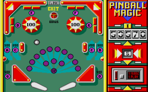 Pinball Magic Gameplay (DOS)