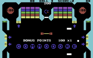Pinball Spectacular Gameplay (Commodore 64)