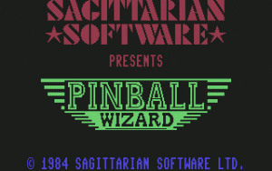 Pinball Wizard Gameplay (Commodore 64)