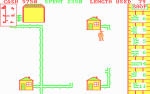 Pipes Gameplay (DOS)