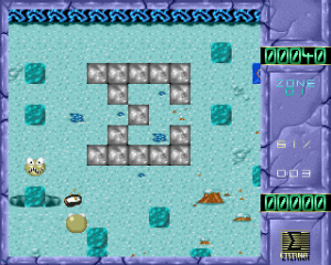Poizone Gameplay (Acorn Archimedes)