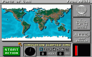 Ports of Call Gameplay (Amiga)