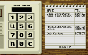 Premier Manager Gameplay (DOS)