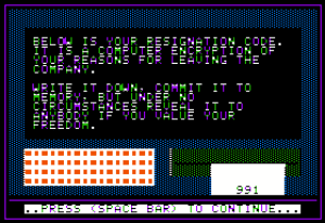 Prisoner 2 Gameplay (Apple II)