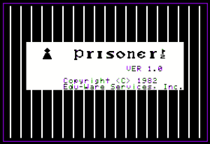 Prisoner 2 Gameplay (Apple II)