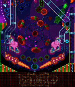 Psycho Pinball Gameplay (DOS)