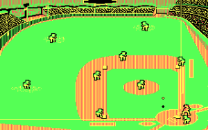 Pure-Stat Baseball Gameplay (DOS)