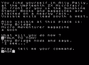 Quest for the Holy Joystick Gameplay (ZX Spectrum)
