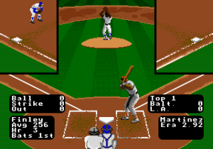 R.B.I. Baseball 3 Gameplay (Sega Genesis)