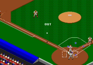 R.B.I. Baseball 3 Gameplay (Sega Genesis)