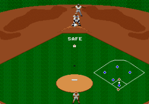 R.B.I. Baseball 3 Gameplay (Sega Genesis)