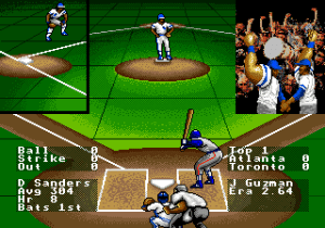 R.B.I. Baseball '93 Gameplay (Genesis)