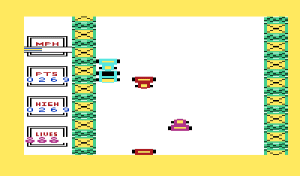 Race Fun Gameplay (VIC-20)