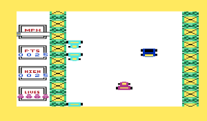 Race Fun Gameplay (VIC-20)