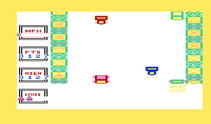 Race Fun Gameplay (VIC-20)