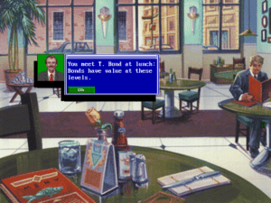Rags to Riches: The Financial Market Simulation Gameplay (DOS)