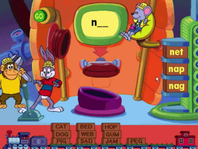 Reader Rabbit's Get Ready for Reading Ages 4-6 Gameplay (Windows)