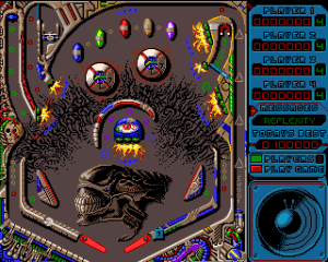 Reflexity Pinball Challenge Gameplay (Amiga)