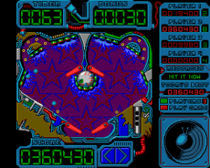 Reflexity Pinball Challenge Gameplay (Amiga)