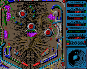 Reflexity Pinball Challenge Gameplay (Amiga)