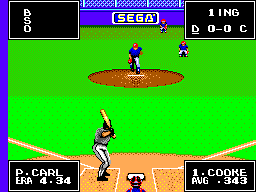 Reggie Jackson Baseball Gameplay (Sega Master System)