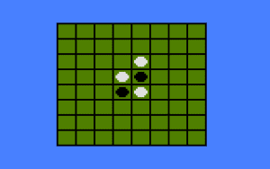 Reversi Gameplay (Atari 8-bit)