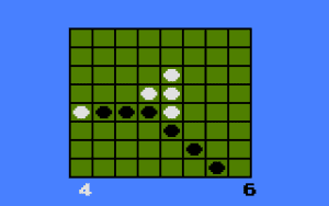 Reversi Gameplay (Atari 8-bit)