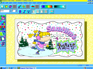 Rugrats Print Shop Gameplay (Windows)