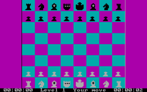 SPOC the Chess Master Gameplay (DOS)