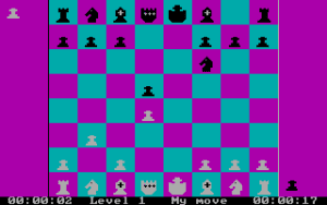 SPOC the Chess Master Gameplay (DOS)