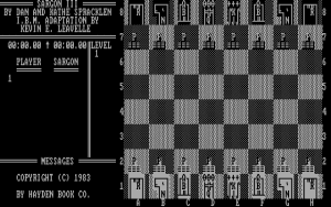 Sargon III Gameplay (DOS)
