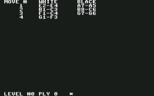 Sargon II Gameplay (Commodore 64)