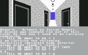 Scott Adams' Graphic Adventure #3: Secret Mission Gameplay (Commodore 64)