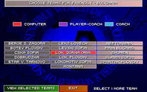 Sensible World of Soccer Gameplay (DOS)