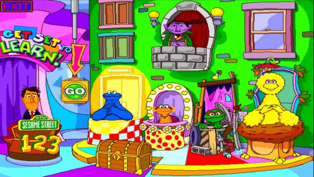 Sesame Street: Get Set To Learn! Gameplay (Windows)